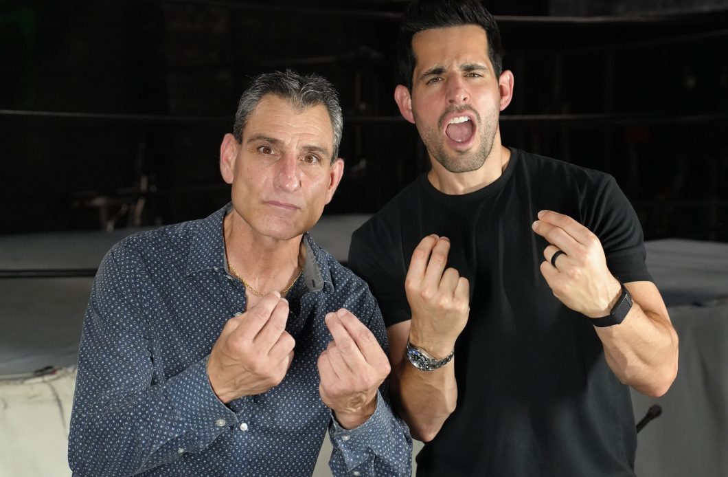 Nunzio and Chris Van Vliet